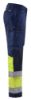 Afbeeldingen van BLÅKLÄDER Werkbroek met stretch 1551 marineblauw/High Vis geel D84