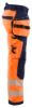 Afbeeldingen van BLÅKLÄDER Softshell werkbroek 1820 High Vis oranje/marineblauw D96