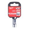 Afbeeldingen van MILWAUKEE Ratel dop ⅜" FOUR FLAT 9MM