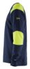 Afbeeldingen van BLÅKLÄDER T-shirt vlamvertragend met lange mouwen 3457 marineblauw/High Vis geel XL