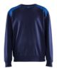 Afbeeldingen van BLÅKLÄDER Sweatshirt bi-colour 3580 marineblauw/korenblauw L