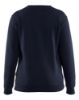 Afbeeldingen van BLÅKLÄDER Sweater dames bi-colour 3408 donker marineblauw/High Vis geel S