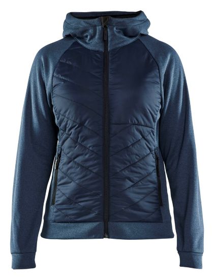 Afbeeldingen van BLÅKLÄDER Hybride sweater dames 3464 gevoelloos blauw/donkerblauw S