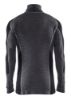 Afbeeldingen van BLÅKLÄDER Onderhemd met rits 100% merino WARM 4899 medium grijs/zwart S