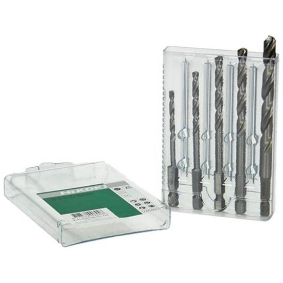 Afbeeldingen van Metaalboren HSS-G ¼" zeskant aansluiting 5x