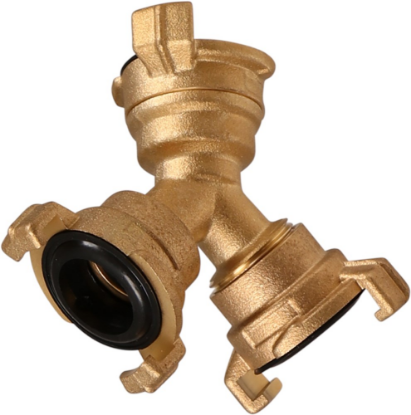 Afbeeldingen van KELFORT Snelkoppeling 3-weg messing ¾" met klauw