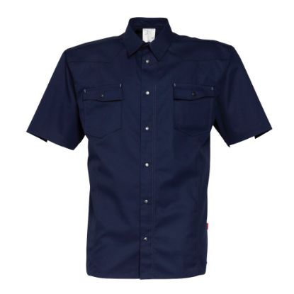 Afbeeldingen van HAVEP Overhemd met korte mouwen Basic 1654 navy 4XL