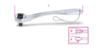 Afbeeldingen van BETA Ratel omschakelbaar H-SAFE 900E-HS/55-¼" 125MM