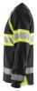 Afbeeldingen van BLÅKLÄDER T-shirt met lange mouwen 3510 zwart/High Vis geel L