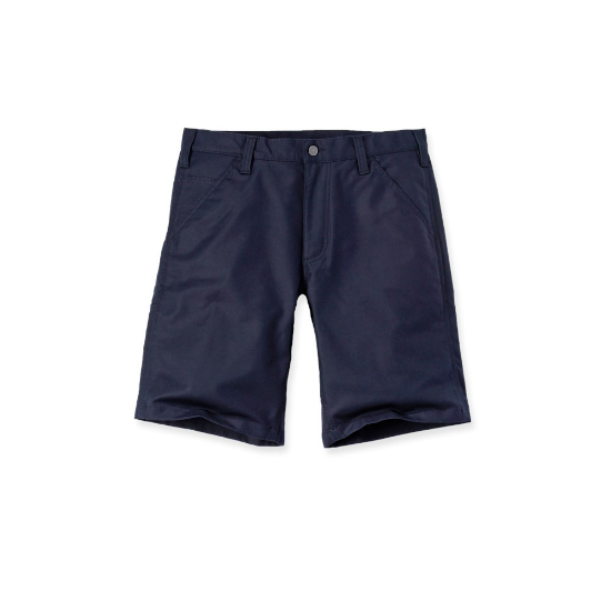 Afbeeldingen van CARHARTT Canvas short rugged stretch 103111 navy W33