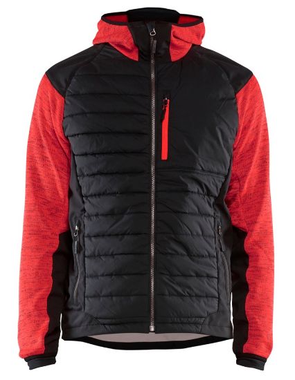Afbeeldingen van BLÅKLÄDER Hybride jack 5930 rood/zwart S