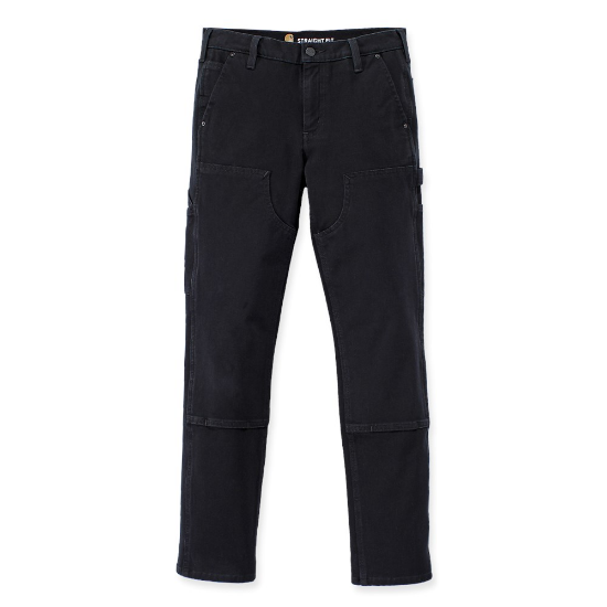 Afbeeldingen van CARHARTT Werkbroek dubbele voorkant stretch twill dames 104296 zwart W10/REG