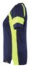 Afbeeldingen van BLÅKLÄDER T-shirt dames Visible 3524 marineblauw/High Vis geel S