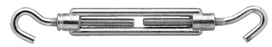 Afbeeldingen van Spanschroef handel haak-haak RVS316 6X90MM