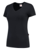 Afbeeldingen van TRICORP T-shirt V-hals Slim-Fit dames 101008 navy M