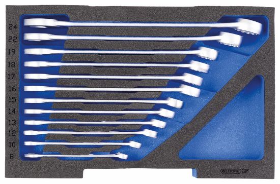 Afbeeldingen van GEDORE Ringsteeksleutelset 1100 CT1-7 in 1/2 L-BOXX 136 module 12x
