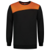 Afbeeldingen van TRICORP Sweater bi-colour Naden 302013 zwart/oranje 5XL
