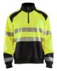 Afbeeldingen van BLÅKLÄDER Sweater met halve rits 3556 High Vis geel/zwart L