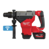 Afbeeldingen van MILWAUKEE Accu combihamer M18FHM-121C ONE-KEY SDS-Max 8kg