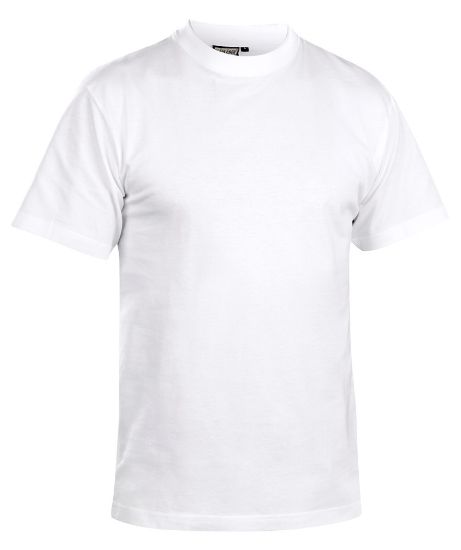 Afbeeldingen van BLÅKLÄDER T-shirt 3302 wit L 10x