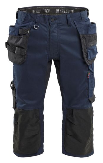 Afbeeldingen van BLÅKLÄDER Piraatbroek met 2-weg stretch 1754 donker marineblauw C62