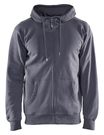 Afbeeldingen van BLÅKLÄDER Hoodie met rits 3366 grijs 3XL