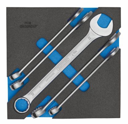 Afbeeldingen van GEDORE Ringsteeksleutelset 1500 CT2-7-32 in 2/3 CT module 5x