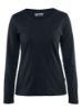 Afbeeldingen van BLÅKLÄDER T-shirt dames met lange mouwen 3301 donker marineblauw S