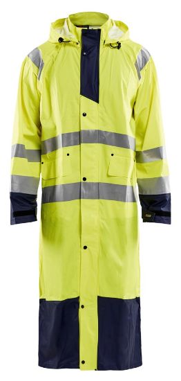 Afbeeldingen van BLÅKLÄDER Regenjas LEVEL 1 4325 High Vis geel/marineblauw XS