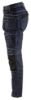 Afbeeldingen van BLÅKLÄDER Werkbroek dames denim met stretch X1900 7990 marineblauw/zwart D25