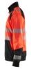 Afbeeldingen van BLÅKLÄDER Sweater met rits 3558 High Vis rood/zwart 2XL