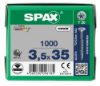 Afbeeldingen van SPAX Spaanplaatschroef verzonkenkop WIROX deeldraad T20 3,5X35MM