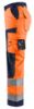 Afbeeldingen van BLÅKLÄDER Werkbroek dames zonder spijkerzakken 7155 High Vis oranje/marineblauw C38