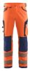 Afbeeldingen van BLÅKLÄDER Werkbroek met 4-weg stretch zonder spijkerzakken 1197 High Vis oranje/marineblauw D96