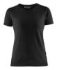 Afbeeldingen van BLÅKLÄDER T-shirt dames Slim-Fit 3304 zwart L