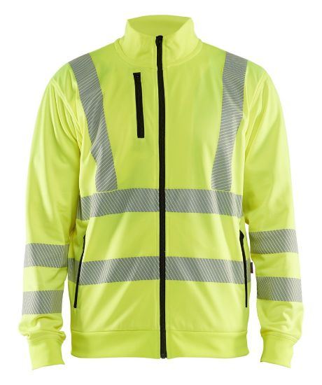 Afbeeldingen van BLÅKLÄDER Sweater met rits 3563 High Vis geel S