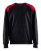 Afbeeldingen van BLÅKLÄDER Sweatshirt bi-colour 3580 zwart/rood 2XL