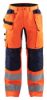 Afbeeldingen van BLÅKLÄDER Werkbroek met stretch 1552 High Vis oranje/marineblauw D128