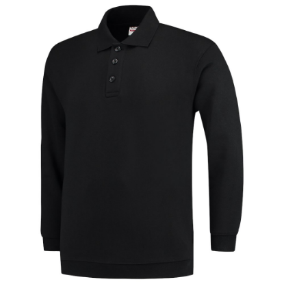 Afbeeldingen van TRICORP Polosweater met boord 301005 zwart 7XL
