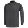 Afbeeldingen van TRICORP Polosweater 301004 antraciet melange L