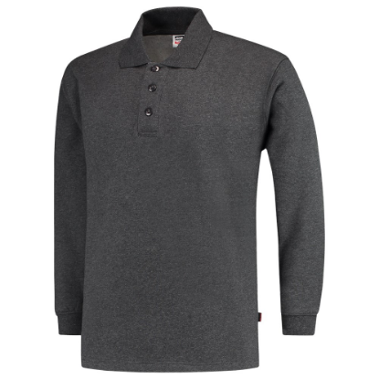 Afbeeldingen van TRICORP Polosweater 301004 antraciet melange 3XL