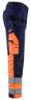 Afbeeldingen van BLÅKLÄDER Werkbroek 1529 marineblauw/High Vis oranje C158