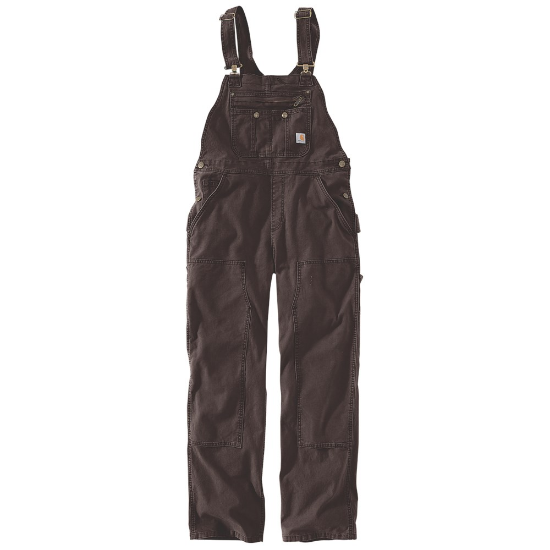 Afbeeldingen van CARHARTT Overall Amerikaans Crawford BIB dames 102438 donkerbruin S