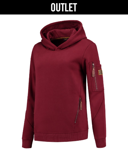 Afbeeldingen van TRICORP Sweater Premium met capuchon dames 304006 bordeaux 4XL