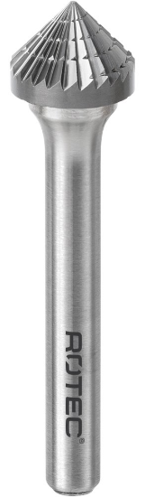 Afbeeldingen van ROTEC Stiftfrees HM model KZ6 kruisvertand 16X8X57X6MM 90°