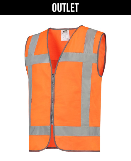 Afbeeldingen van TRICORP Veiligheidsvest RWS met rits 453009 fluor oranje L