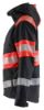 Afbeeldingen van BLÅKLÄDER Softshell jack dames 4404 zwart/High Vis rood S