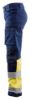 Afbeeldingen van BLÅKLÄDER Werkbroek met stretch dames 7161 marineblauw/High Vis geel C46