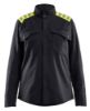 Afbeeldingen van BLÅKLÄDER Overhemd Multinorm dames Inherent 4072 zwart/High Vis geel XL