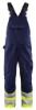 Afbeeldingen van BLÅKLÄDER Bretelbroek 2662 marineblauw/High Vis geel C56